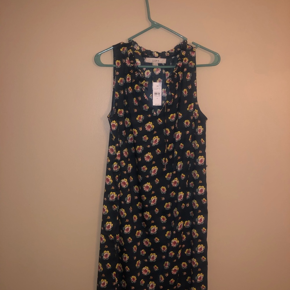 Loft Floral Dress - New with Tags